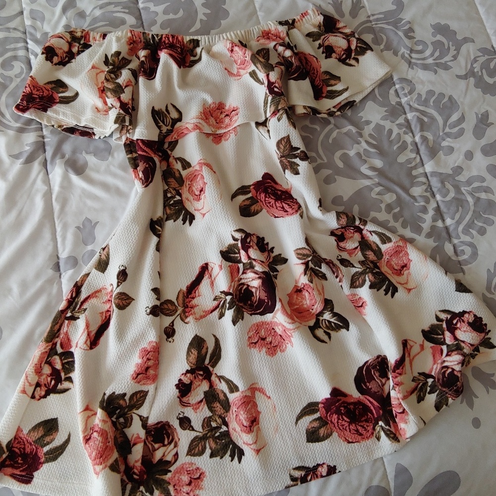 Off the shoulder dress